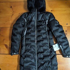 Spyder Falline parka with real fur size 8 womens